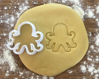 Octopus cookie cutter, Nautical cutter, Sea cookies, Ocean cookies, Polymer clay Cutter, Fondant cutter, Jewelry cutter, Earring cutter