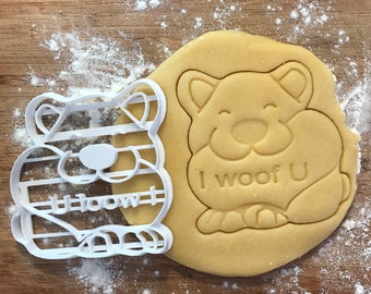 Woof Dog Five Piece Cookie Cutter Set FREE SHIPPING 