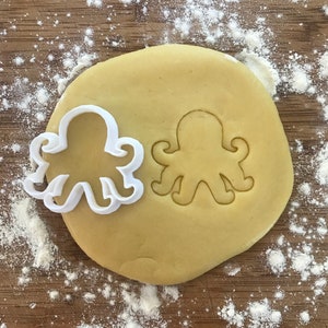 Octopus cookie cutter, Nautical cutter, Sea cookies, Ocean cookies, Polymer clay Cutter, Fondant cutter, Jewelry cutter, Earring cutter