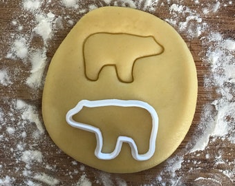Bear cookie cutter, Bear cookies, Polymer clay Cutter, Animal cookies, Fondant cutter, Jewelry cutter, Earring cutter, Woodland animal party