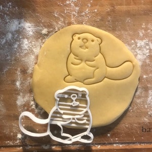 Beaver cookie cutter, Beaver gifts, Christmas gift idea, Kids party ideas, River animals,DIY wedding favors, Kawaii cookie cutter