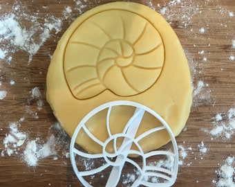 Seashell cookie cutter, Nautical cutter, Sea cookies, Ocean cookies, Polymer clay Cutter, Fondant cutter, Jewelry cutter, Earring cutter