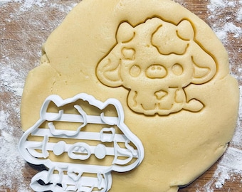 Cow cookie cutter, Farm Animals themed party, Cow biscuits, Milk Countryside, Pastry Fondant Dough, Barn Yard cookies, Cow cookie stamp