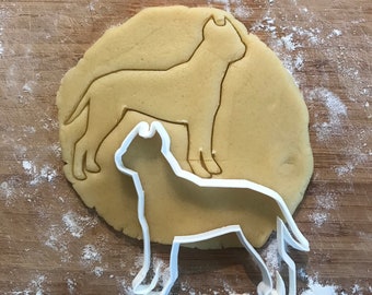 American Staffordshire Terrier cookie cutter, Dog biscuit, Pet lover gift, Fondant clay cutter, Dog party favor Baker gifts Gift for dog mom