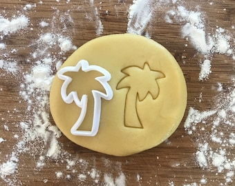 Palm tree cookie cutter, Tropical cookies, Tropical cutters, Jungle party favors, Polymer clay Cutter, Jewelry cutter, Earring cutter