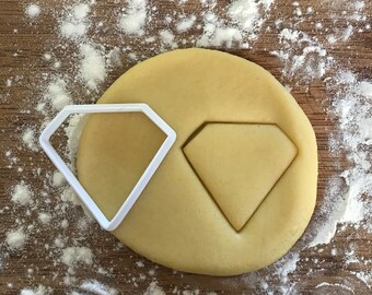 Diamond cookie cutter, Polymer clay cutter, Earring cutter, Jewelry cutter, Engagement party, Diamond cookies, Wedding cutter, Wedding favor