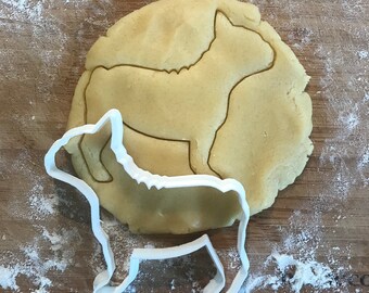 French bulldog cookie cutter, dog biscuit, fondant clay cutter, Dog lover gift, French bulldog gifts, Dog party favor, Gift for mom