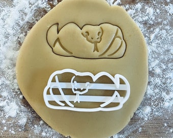 Snake cookie cutter, Sanke lover gift, Snake gifts, fondant clay cutter,  Gift for mom, Reptile birthday party, Halloween decor