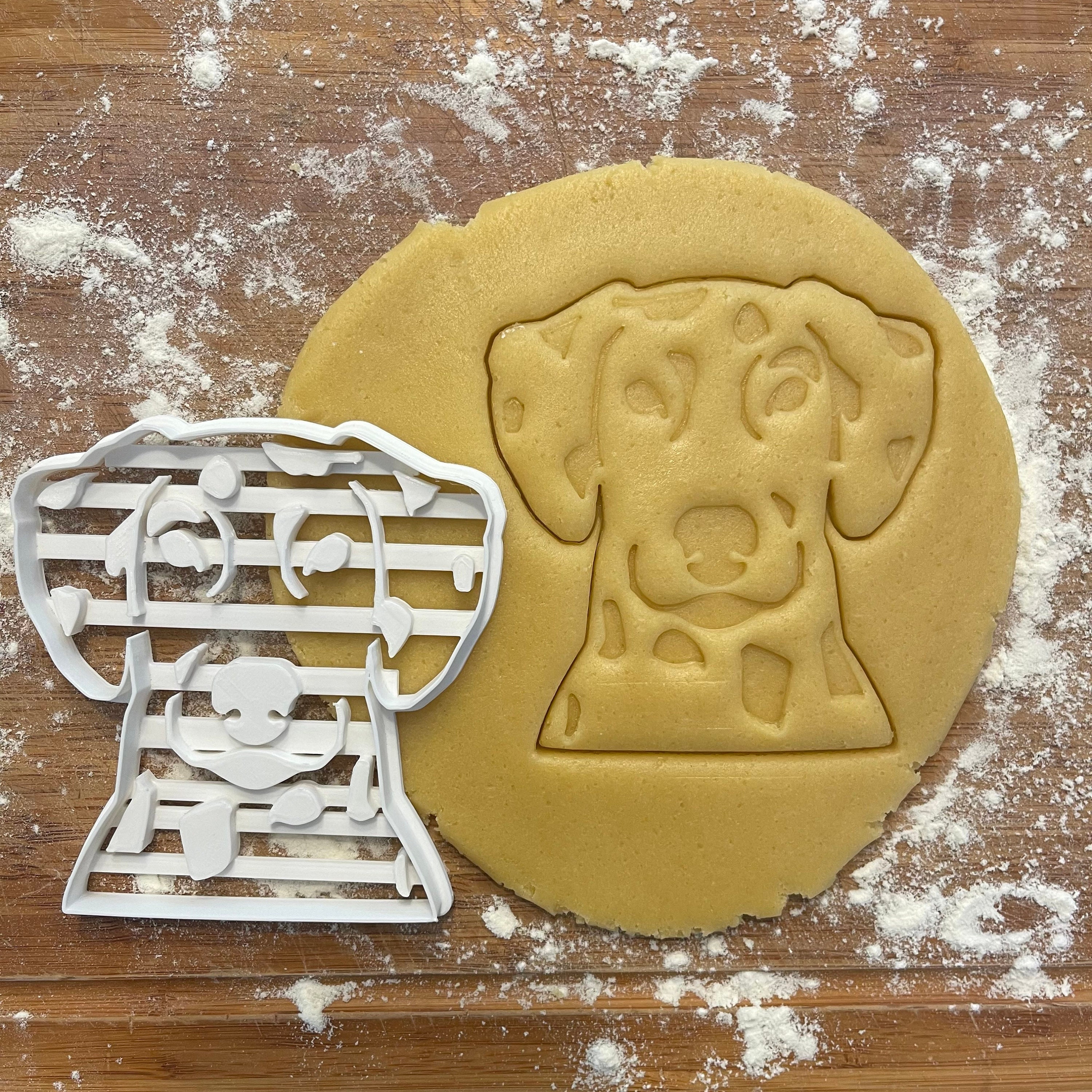 Dalmatian face cookie cutter, Dalmatian gift idea, Dalmatian gifts, dog lover gift, dog biscuit, fondant clay cutter, Dalmatian dog mom