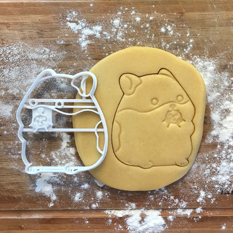 Hamster cookie cutter, Eating hamster biscuits, Dwarf hamsters, Kids party ideas, DIY wedding favors, Gift gifts present, Mouse mice rat image 1