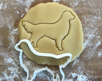 Golden retriever cookie cutter, Retriever gifts, Fondant clay cutter, Dog biscuit, 3D Printed, Dog mom gift, Dog party favor, Biodegradable
