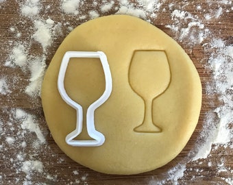 Wine glass cookie cutter, Polymer clay cutter, Earring cutter, Jewelry cutter, Glass of wine, Food cookie cutter, Wine cookie cutter