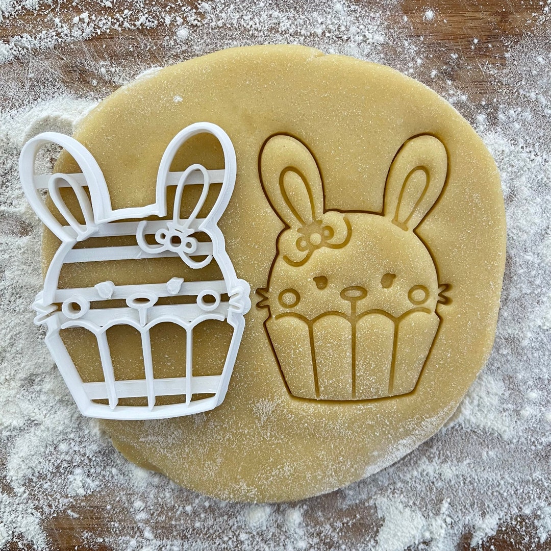 Easter Bunny Cupcake Cookie Cutter, Easter Cookie Cutters, Easter Egg ...