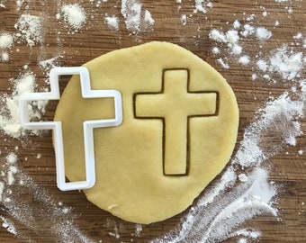 Cross cookie cutter, Christian cross, Baptism cookie, Polymer clay Cutter, Fondant cutter, Jewelry cutter, Earring cutter