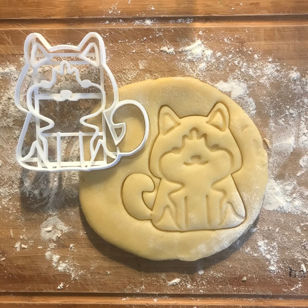 Siberian Husky Cookie Cutter Husky Dog Gift Dog Christmas Etsy