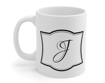 Letter J Coffee Mug 11oz