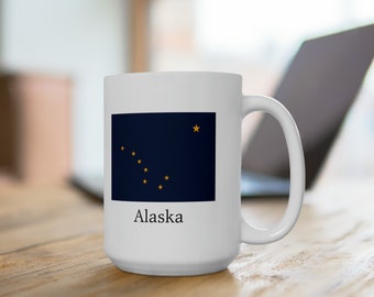 Alaska, State of Alaska Ceramic Mug 15oz