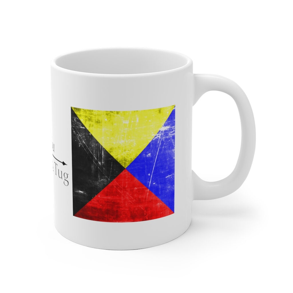 Zulu Nautical Flag Mug Etsy