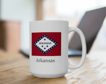 Arkansas, State of Arkansas Ceramic Mug 15oz