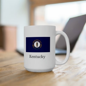 Kentucky, State of Kentucky Ceramic Mug 15oz