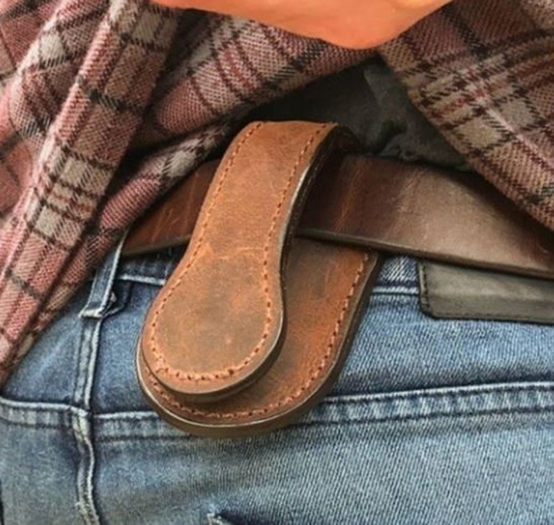 Men's Coin Purse Black Etsy