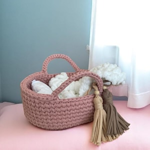 Baby Doll Crib With Bedding, Doll Cradle And Baby Doll Bed, Crochet Doll Furniture Accessories, Doll Bassinet, Doll Carrier, Christmas Gift
