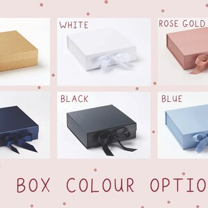 Personalized Hen Party Gift Box: Custom Text & Color, Bride To Be Keepsake image 11