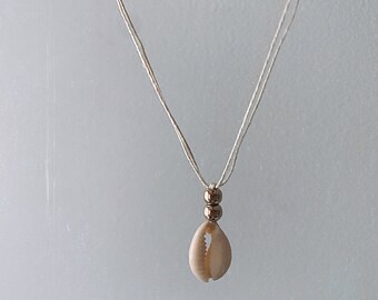 14k Yellow Gold Solid Mini Sea Shell Mermaid Nautical Jewelry Cluster Pendant Charm Necklace Shore Fine Jewelry Gifts For Women For Her