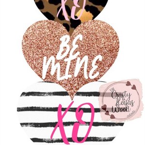 TEMPLATE- Valentine triple stack hearts door hanger template- valentine- hearts- door hanger template, cut, file, paint, digital, template