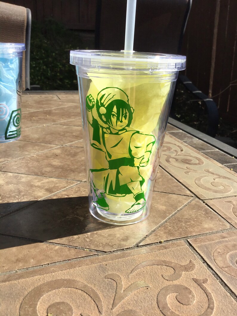 Toph Earth Bender avatar the Last Airbender Tumblers With Lid - Etsy ...