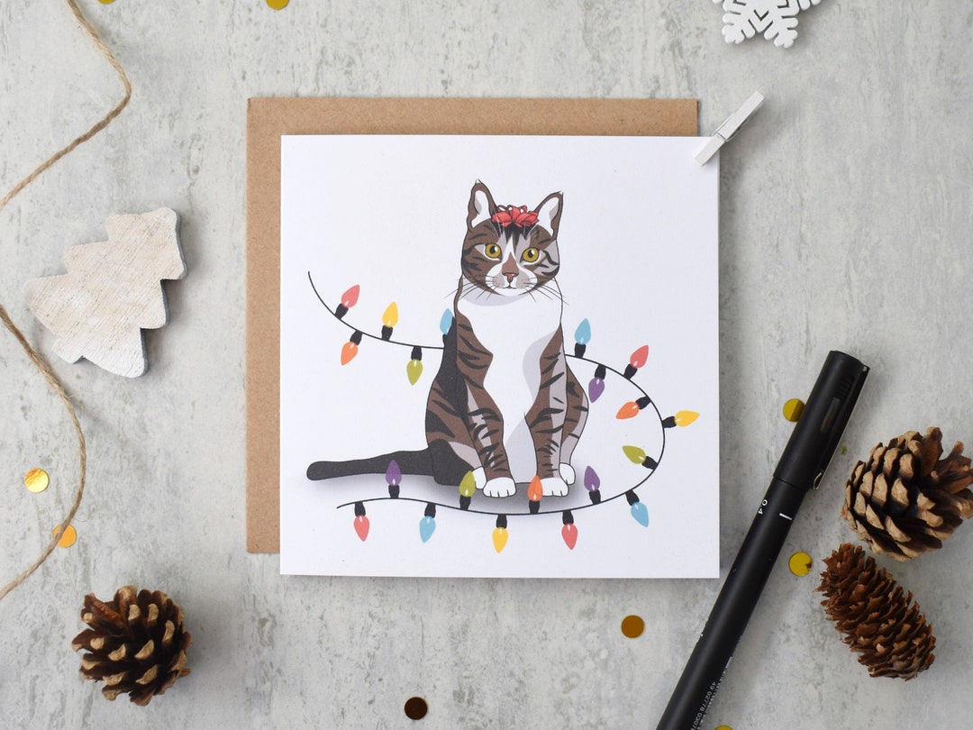 Cute Cat Christmas Cards 
