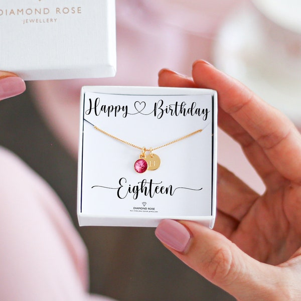 18th Birthday Necklace - Etsy