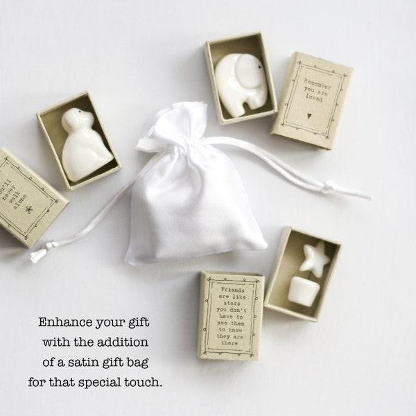 Matchbox Gift, Send Hugs, Pocket Bear Hug, Guardian Angel Gift, 14th Anniversary Gift, Birthday Gift, Christmas Gift, Keepsake, Send A Hug
