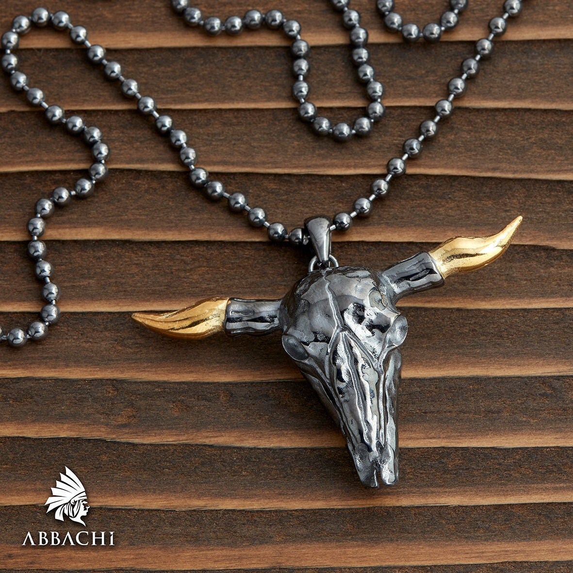 Bison skull necklace outlet