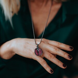 Jewish Pomegranate Necklace, Jewish Gifts For Women, 925 Sterling Silver Pomegranate Jewelry, Pomegranate Pendant, Judaica Gift