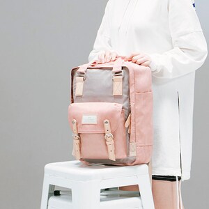 doughnut macaroon lavender & rose backpack