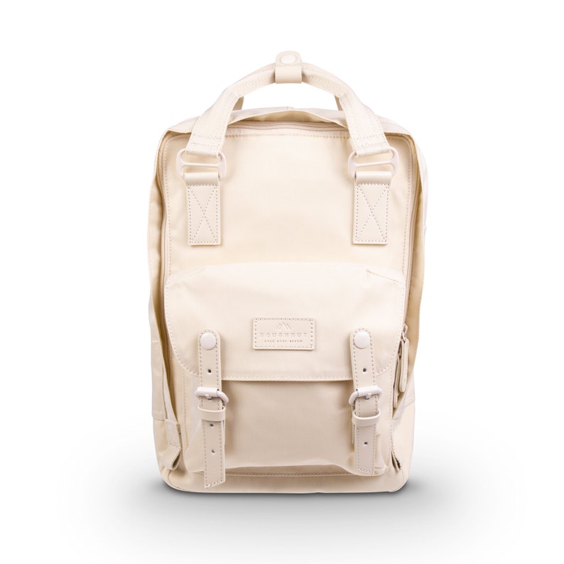 Doughnut Macaroon Nature Pale Series 16L Travel School Ladies College Girls Lightweight Commuter Casual Daypacks Bag Backpack