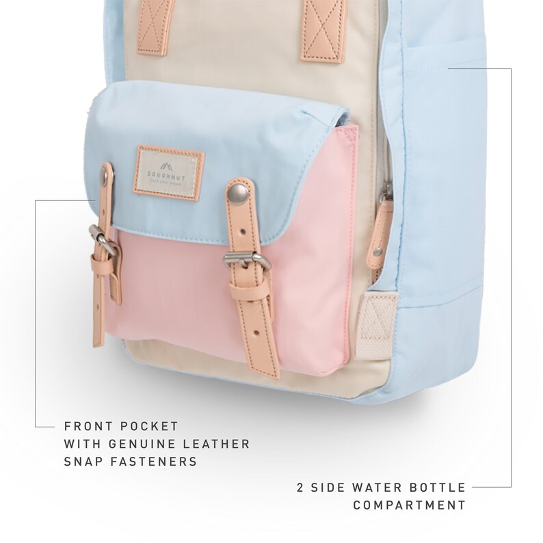 doughnut macaroon cream iceberg & sakura backpack