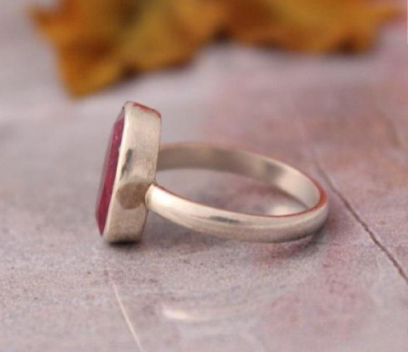 Anniversary Ring,925 Sterling Silver Ring,Typical Handmade Ring Wedding Ring Engagement Ring Gift For Her Ruby Ring Gift Ring