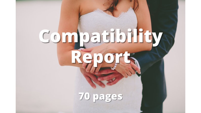 Compatibility Report Astrology Reading, Synastry Chart, Composite Chart, Relationship Chart 画像 1