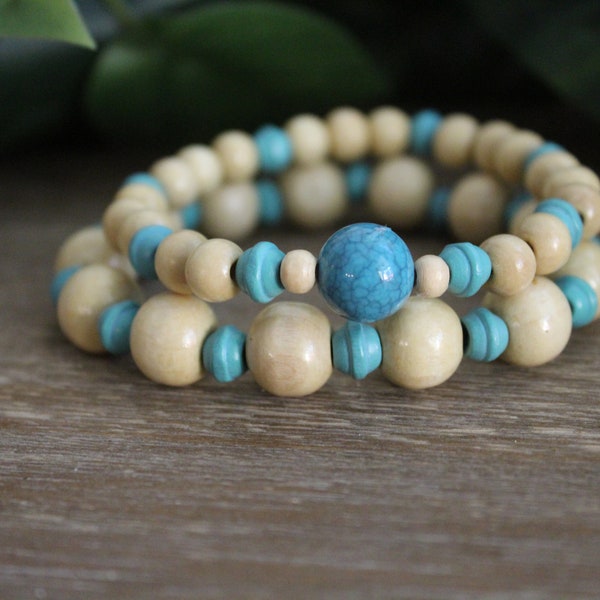 Bracelets en perles | bracelets faits à la main | bracelets extensibles | bracelet élastique