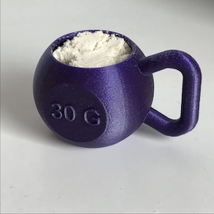 KETTLEBELL PROTEIN SCOOP 30G 3D Printed image 1