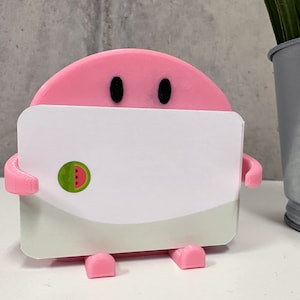 Cute Sitting Business Card Holder | Cute Gift (3D Printed)