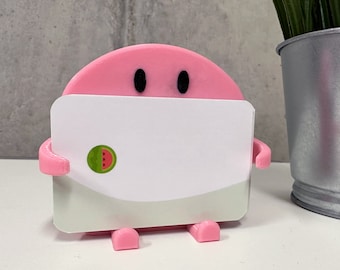 Cute Sitting Business Card Holder | Cute Gift (3D Printed)