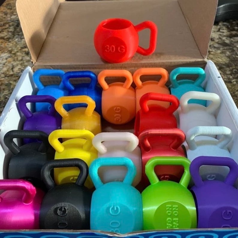 KETTLEBELL PROTEIN SCOOP 30G 3D Printed image 4