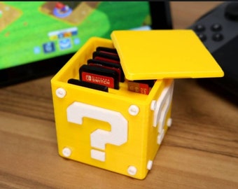 Mario Question Block Switch Game Holder (3D Printed)