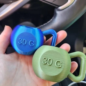 KETTLEBELL PROTEIN SCOOP 30G 3D Printed image 3