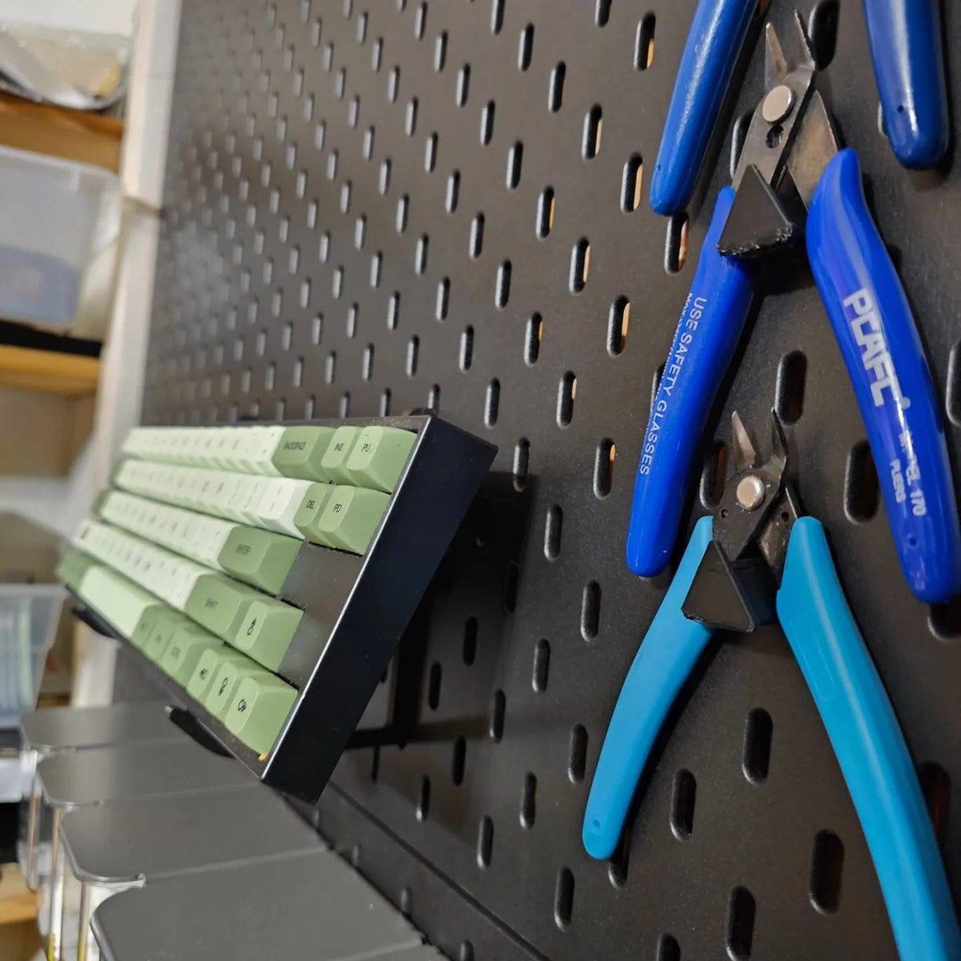 Keyboard Mount for IKEA Skadis Pegboard Etsy