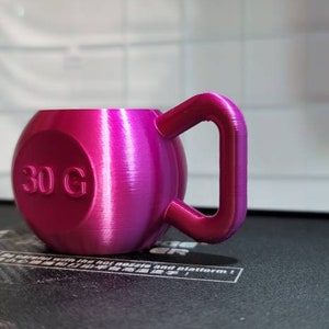 KETTLEBELL PROTEIN SCOOP 30G 3D Printed image 7