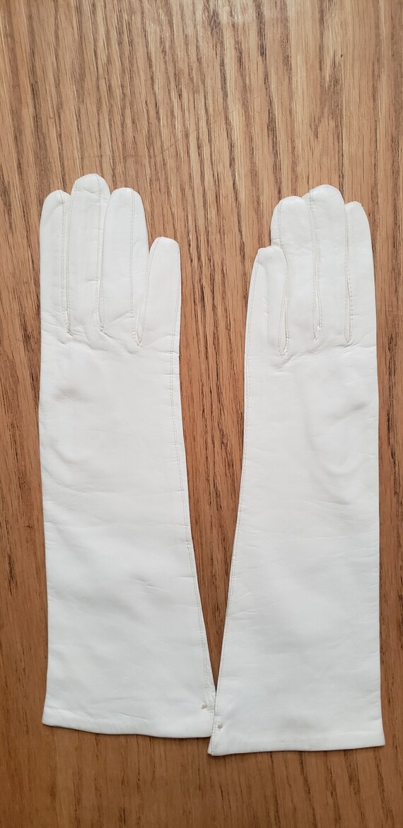 Guanti Da Sera In Pelle Eleganti Con Fodera In Seta, Made In Italy, Parisi Gloves